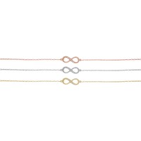 925 Silver infinity bracelet [04-06-0782]